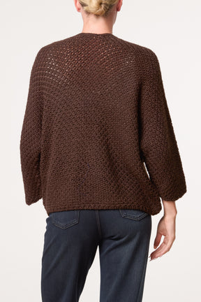Knitted Cardigan With Front Pockets