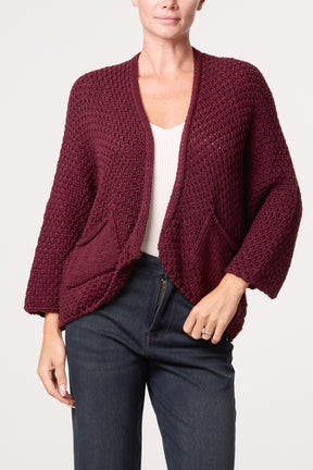Knitted Cardigan With Front Pockets