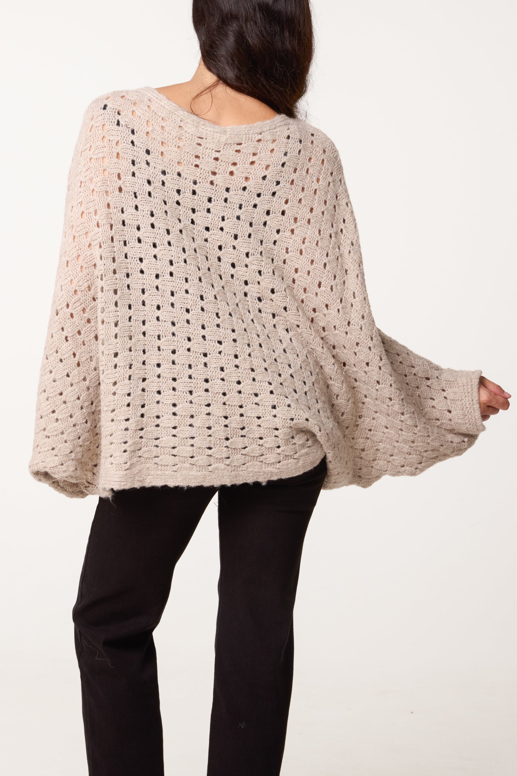 Wrap Over Assymetric Hem Knit Top