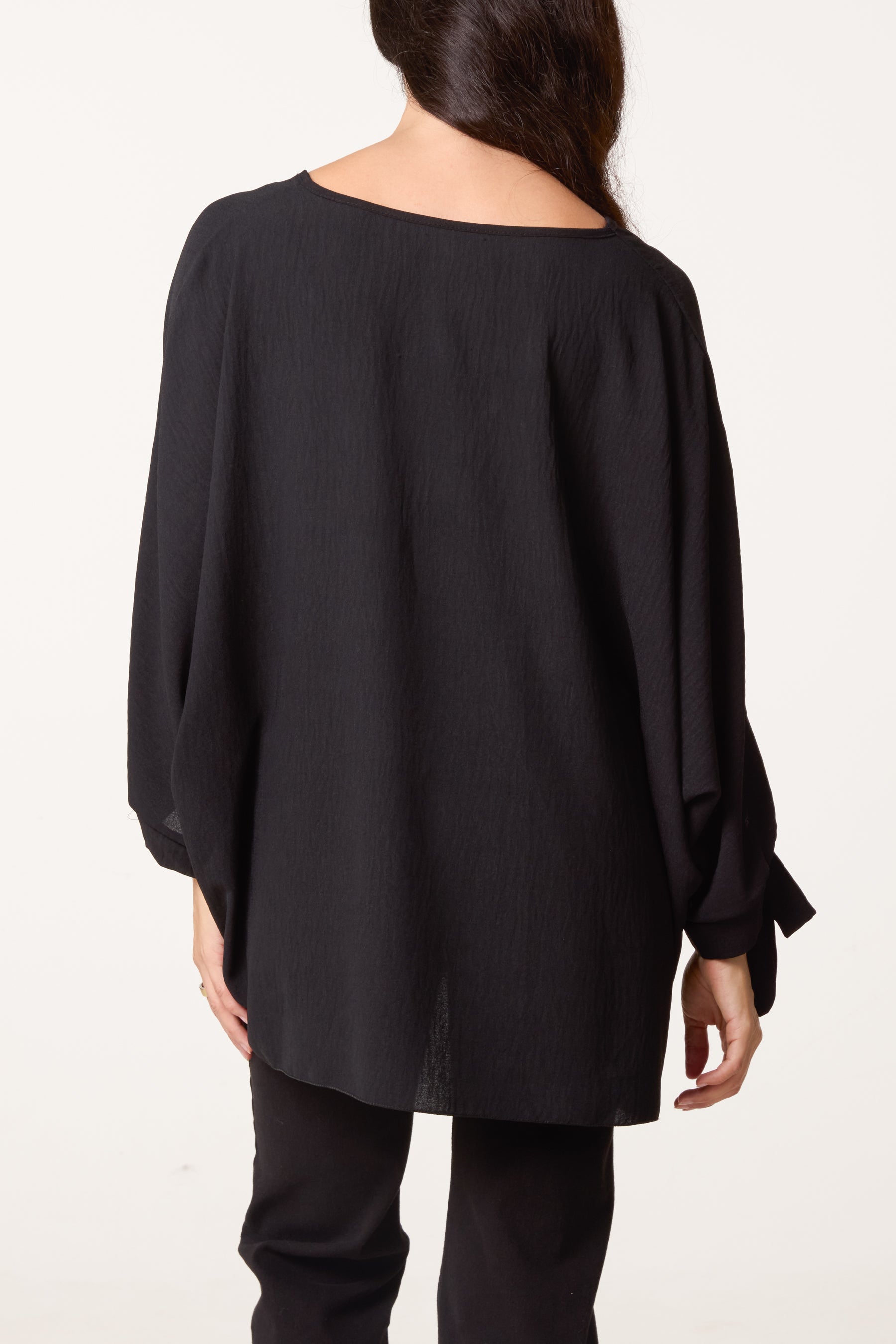 Side Tie V-Neck Top