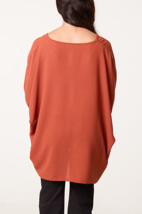 Side Tie V-Neck Top