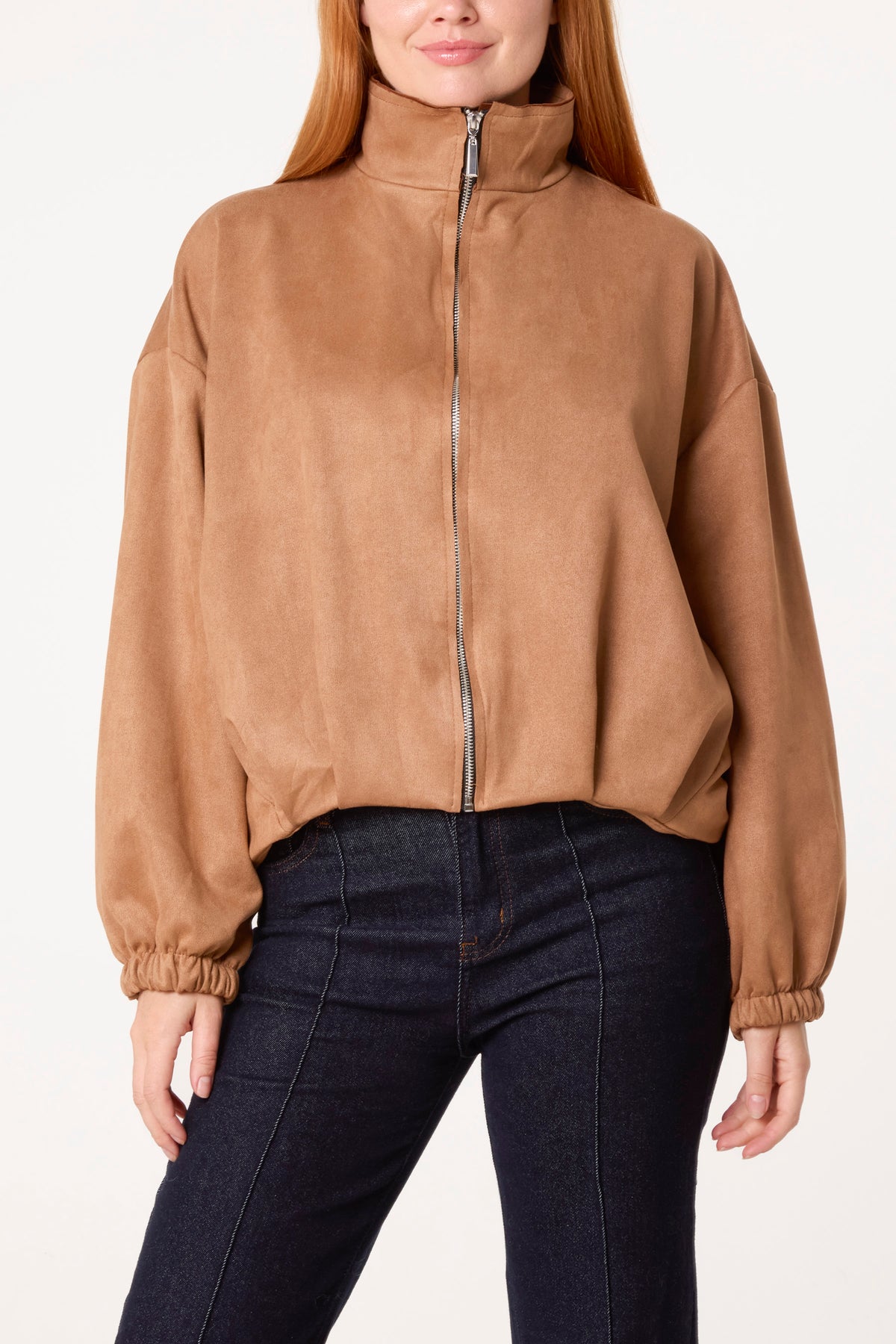 Zip Through Puffball Jacket