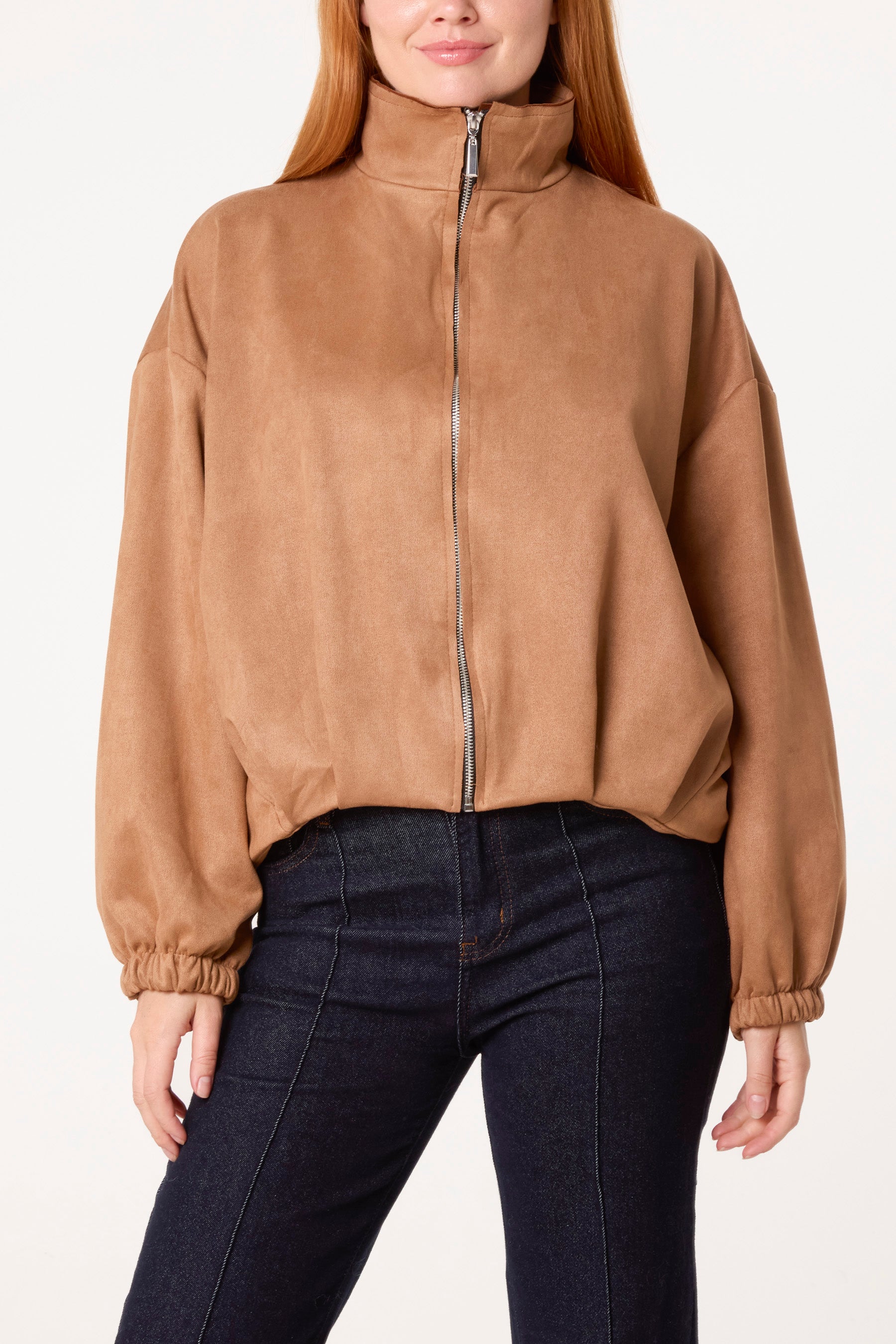 Zip Through Puffball Jacket