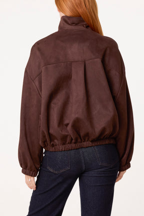 Zip Through Puffball Jacket