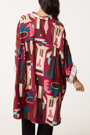 Patterned Geo Shirt