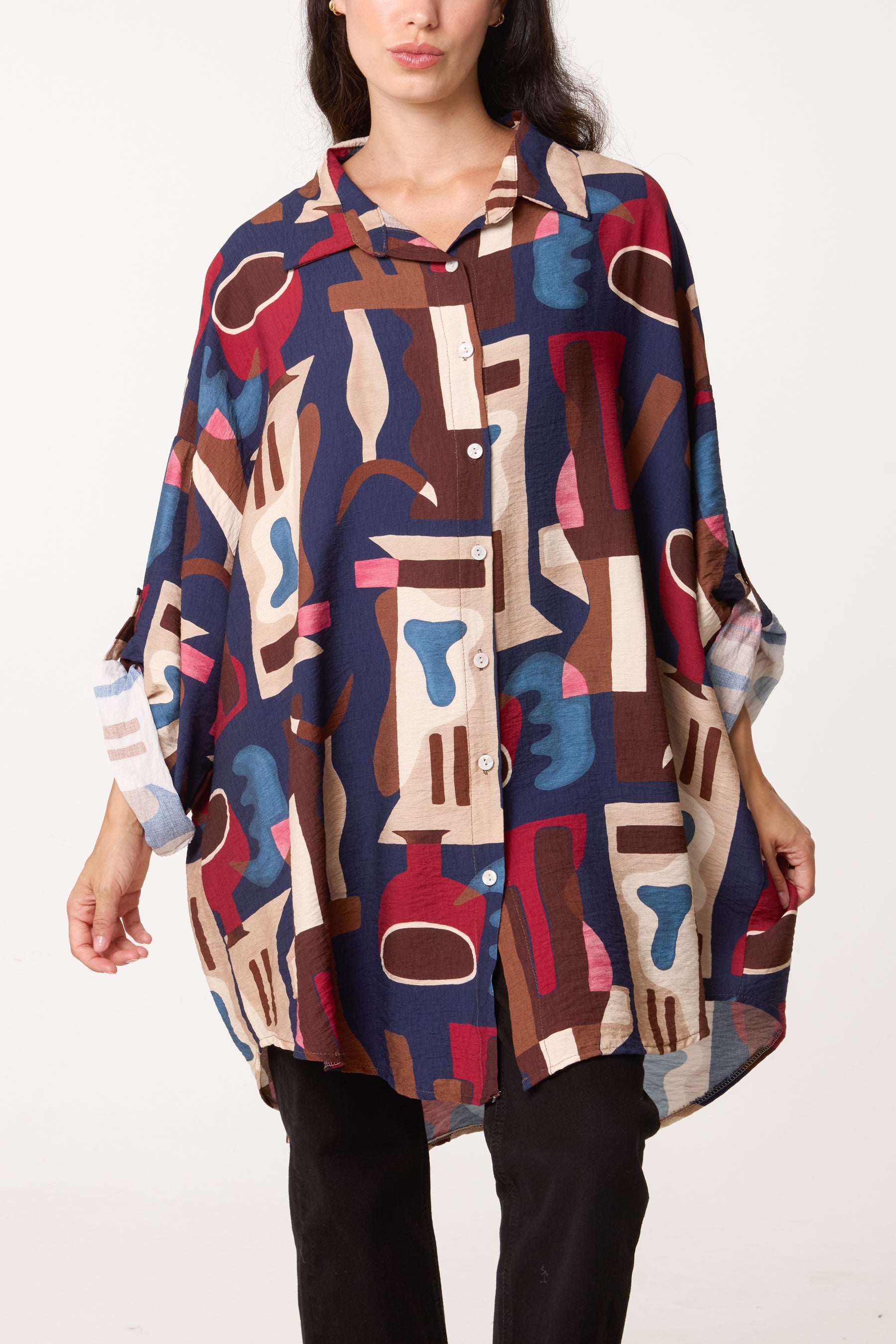 Patterned Geo Shirt