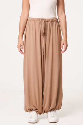 Front Tie Cuffed Trousers