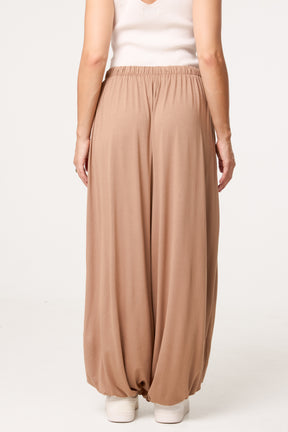 Front Tie Cuffed Trousers