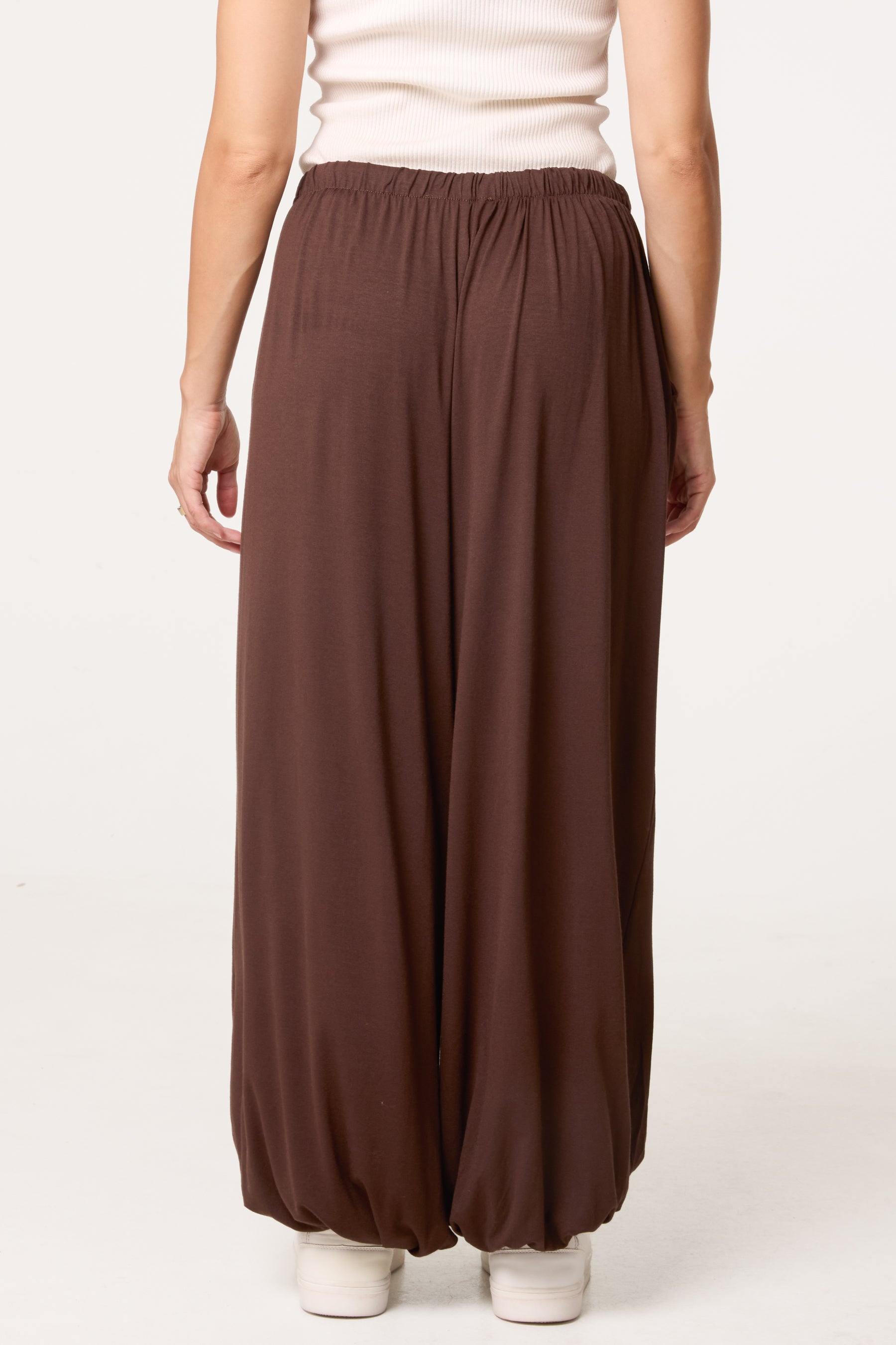 Front Tie Cuffed Trousers