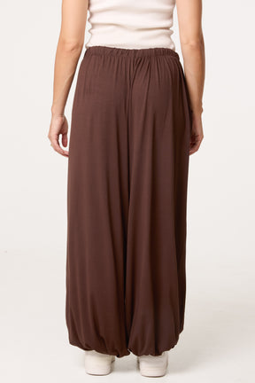 Front Tie Cuffed Trousers