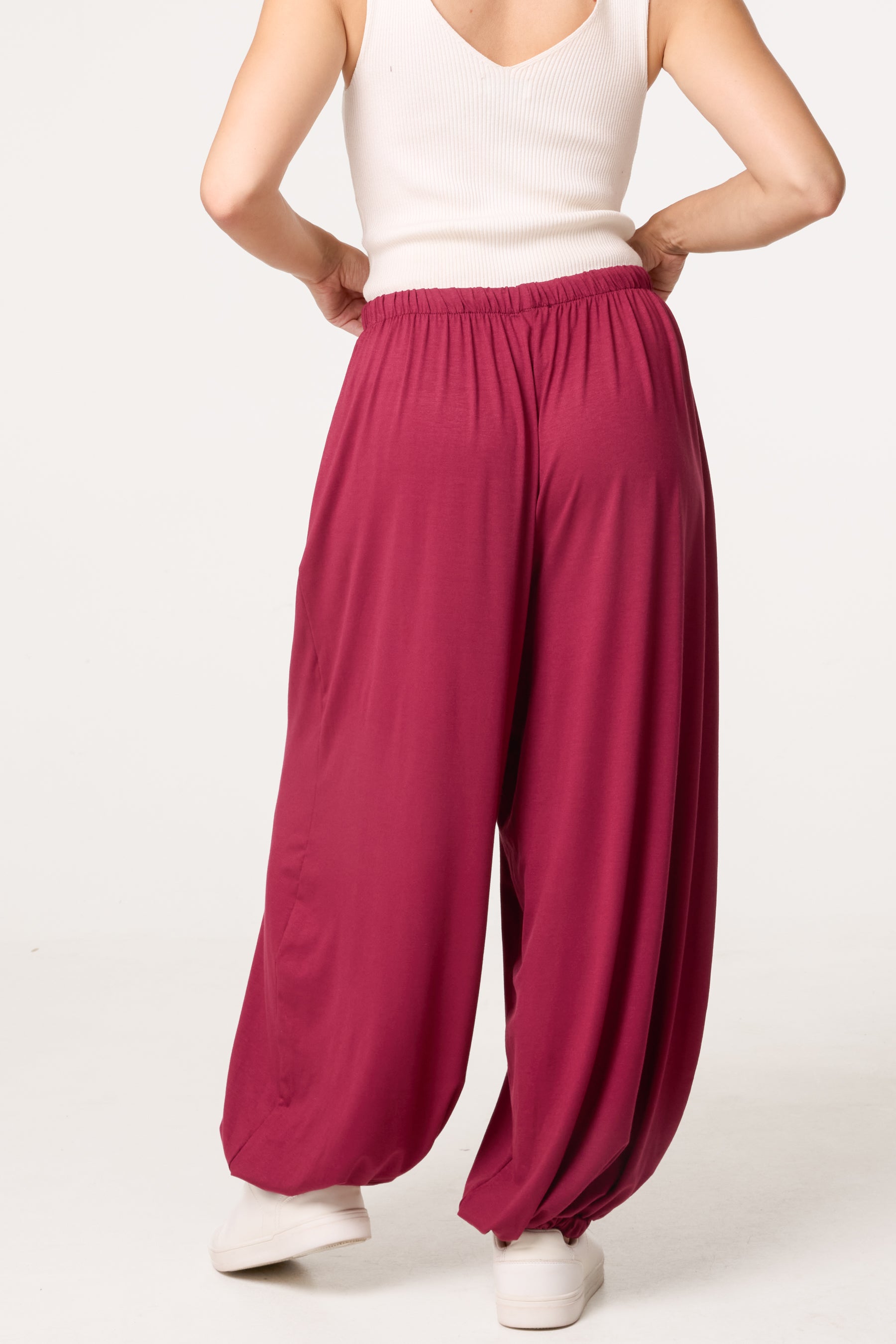 Front Tie Cuffed Trousers