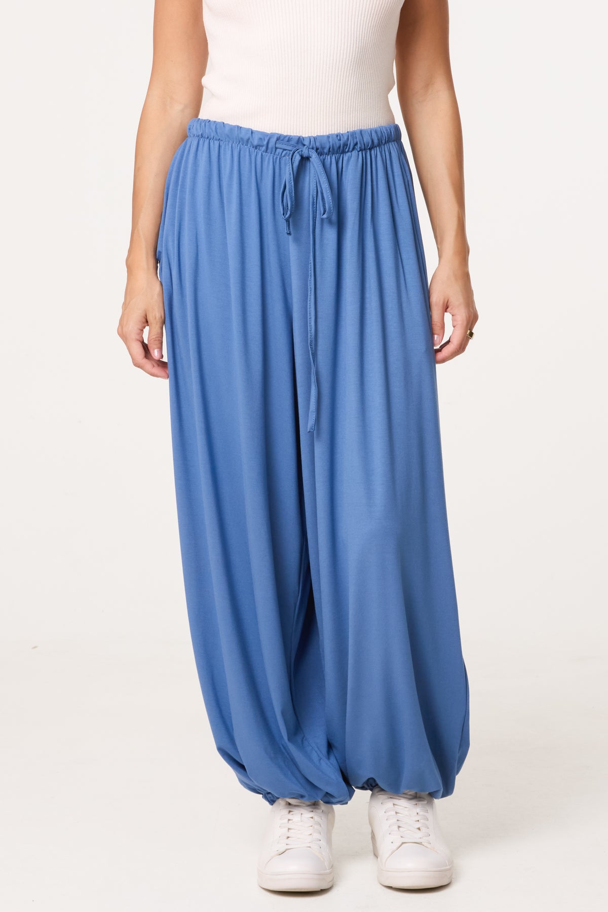 Front Tie Cuffed Trousers