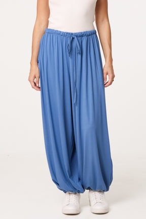 Front Tie Cuffed Trousers