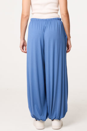 Front Tie Cuffed Trousers