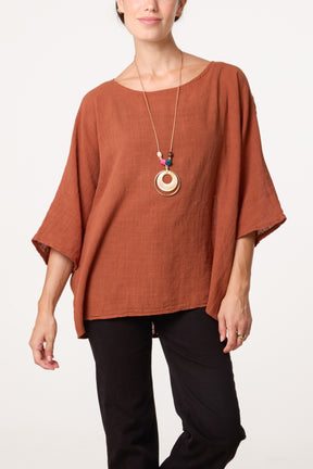 Top With Necklace Detail
