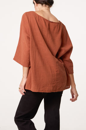 Top With Necklace Detail