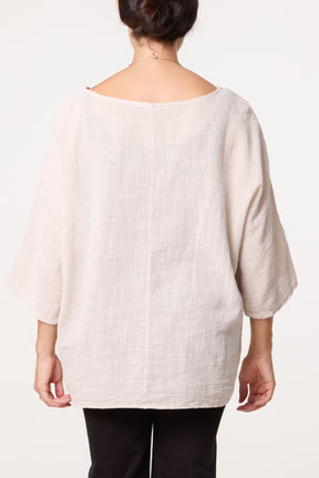Top With Necklace Detail