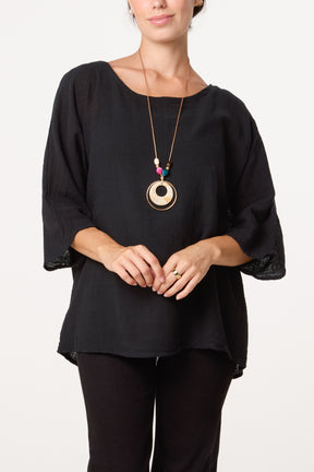 Top With Necklace Detail