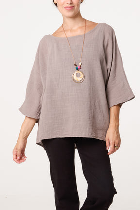 Top With Necklace Detail