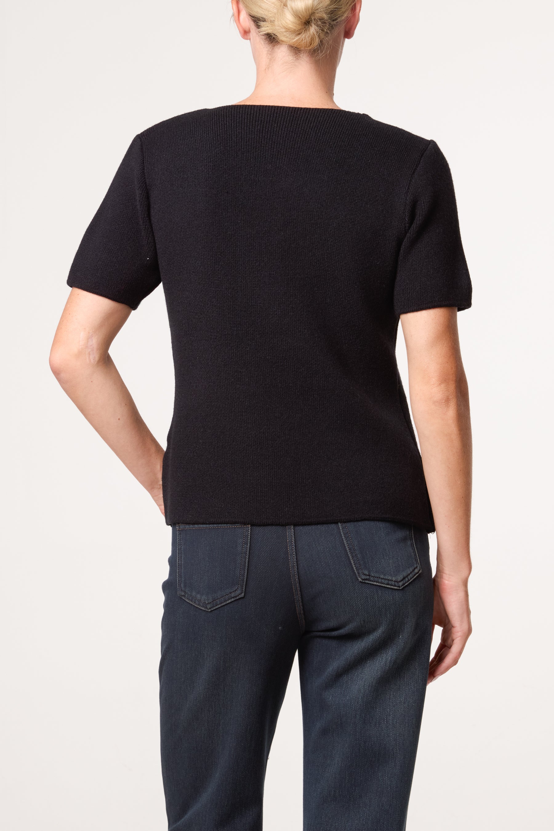 Front Bow Neck Detail Blouse
