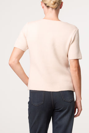 Front Bow Neck Detail Blouse
