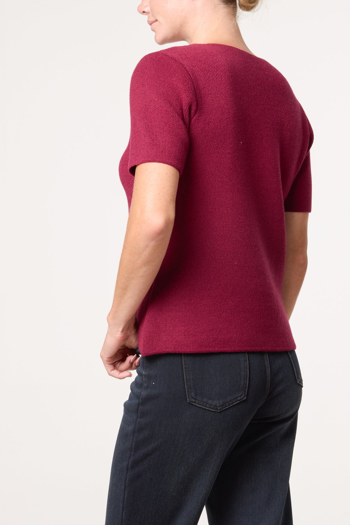 Front Bow Neck Detail Blouse