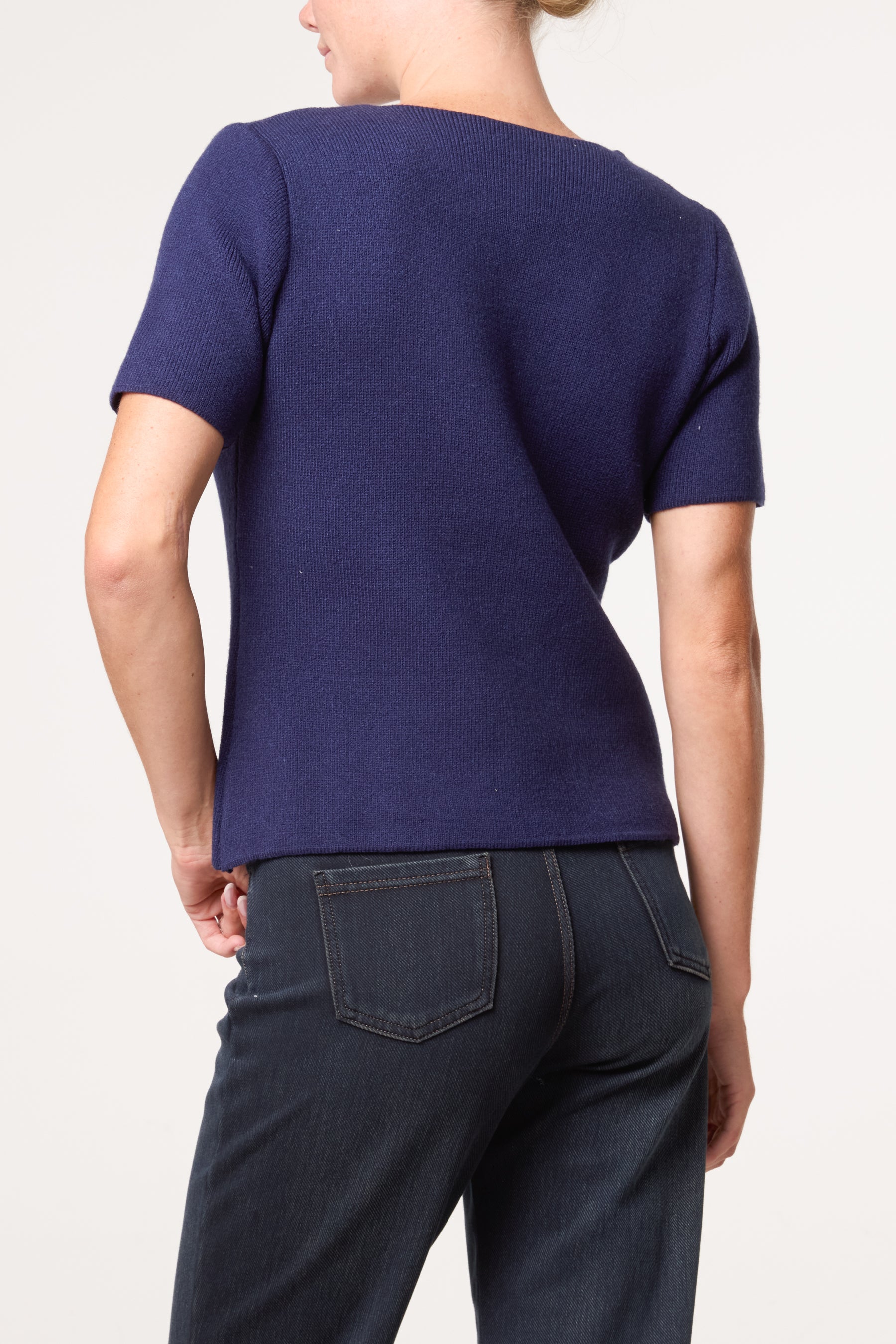 Front Bow Neck Detail Blouse