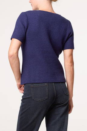Front Bow Neck Detail Blouse