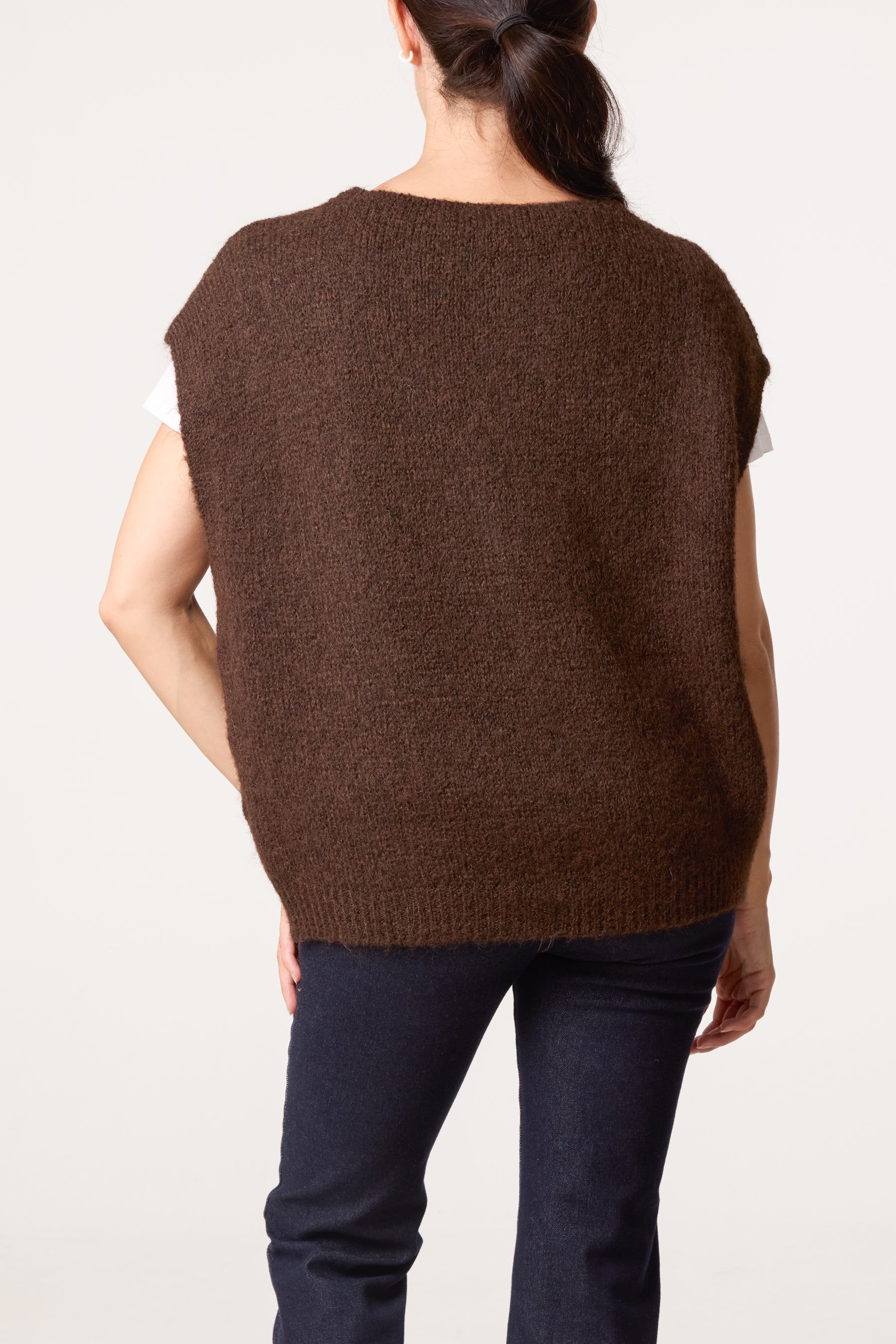 Essential Button Through Knitted Vest