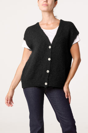 Essential Button Through Knitted Vest