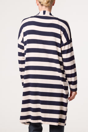 Striped Long Cardigan