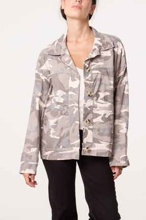 Camouflage Strutctured Blazer