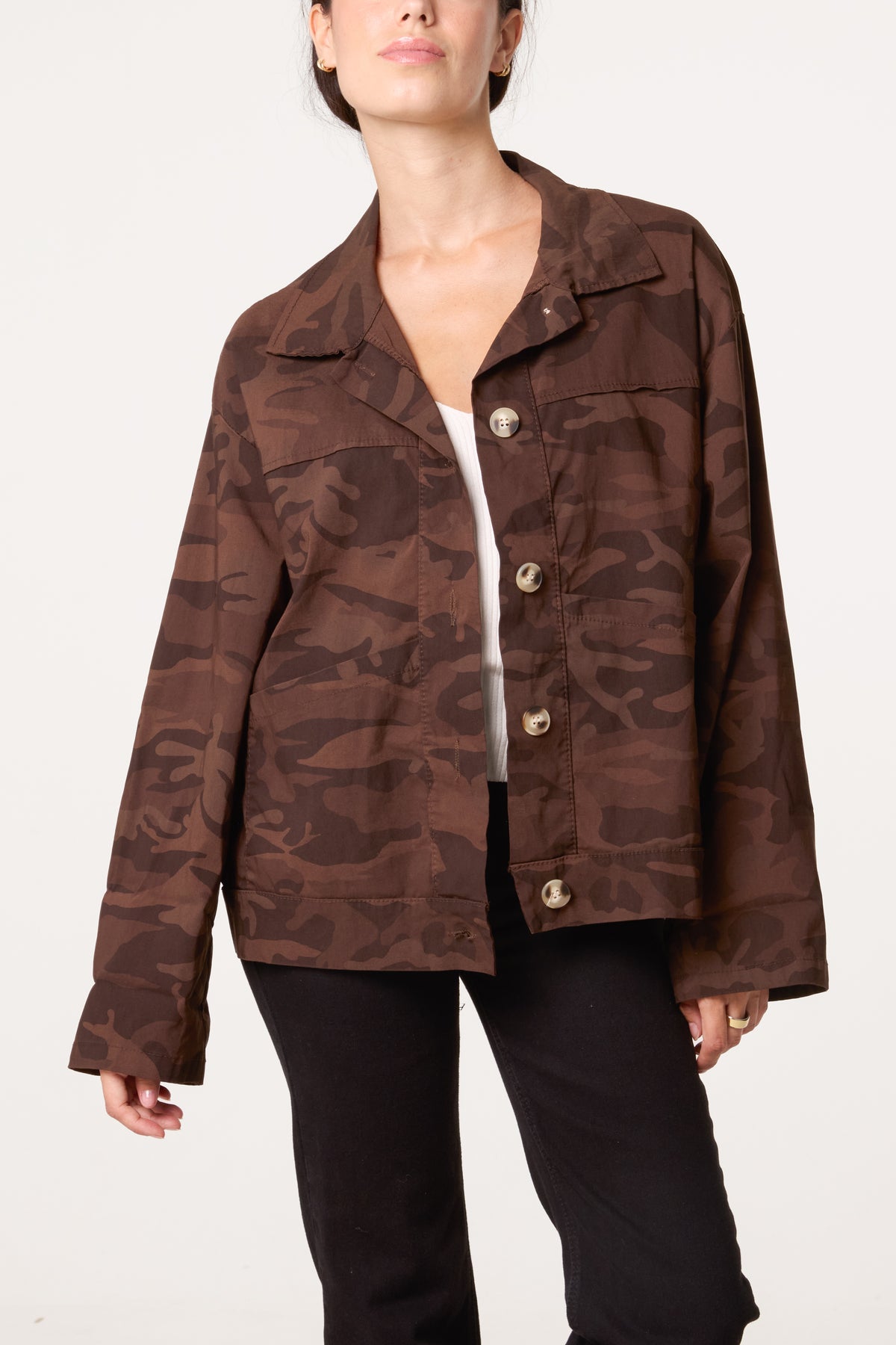 Camouflage Strutctured Blazer