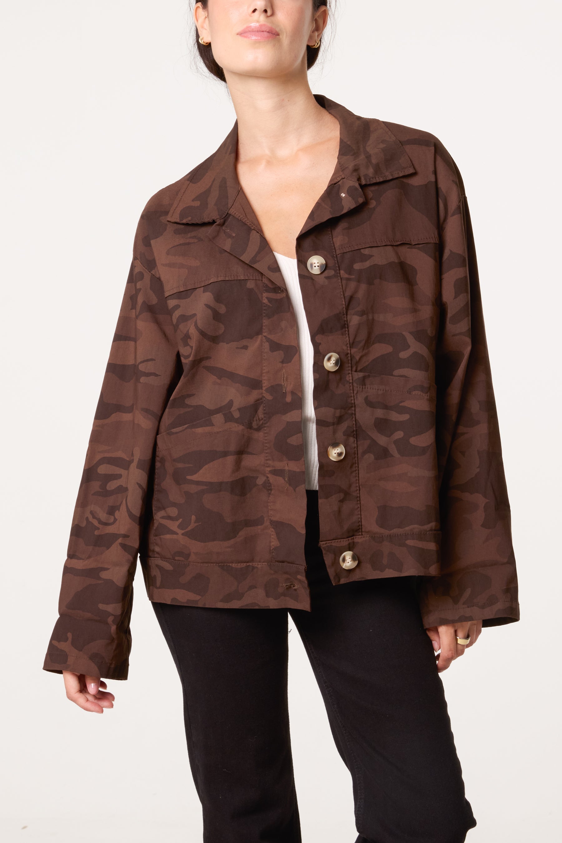 Camouflage Strutctured Blazer