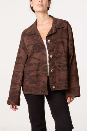 Camouflage Strutctured Blazer