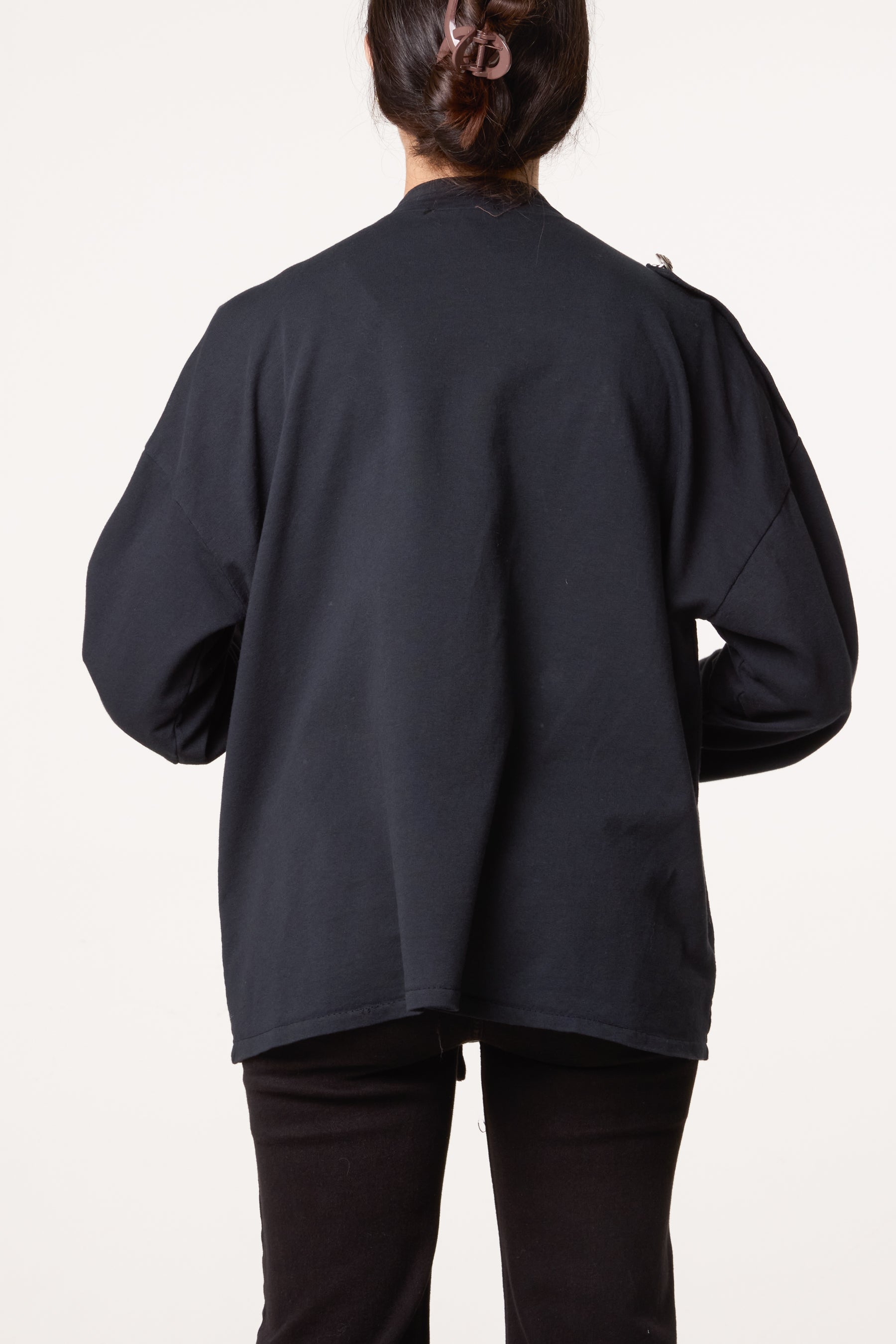 Cotton Military Band Tailored Jacket
