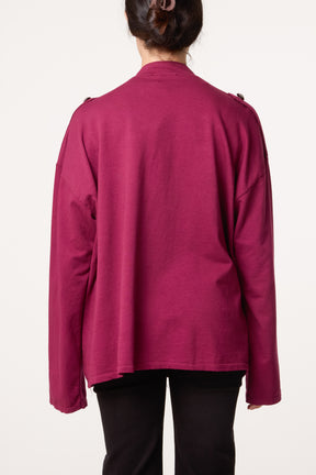 Cotton Military Band Tailored Jacket