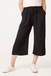 Essential Capri Wide Leg Trousers