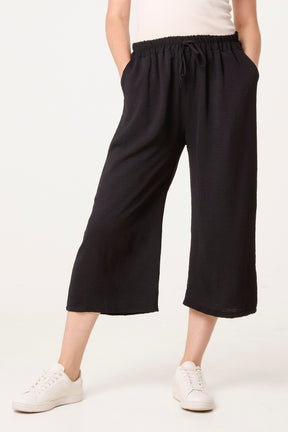 Essential Capri Wide Leg Trousers