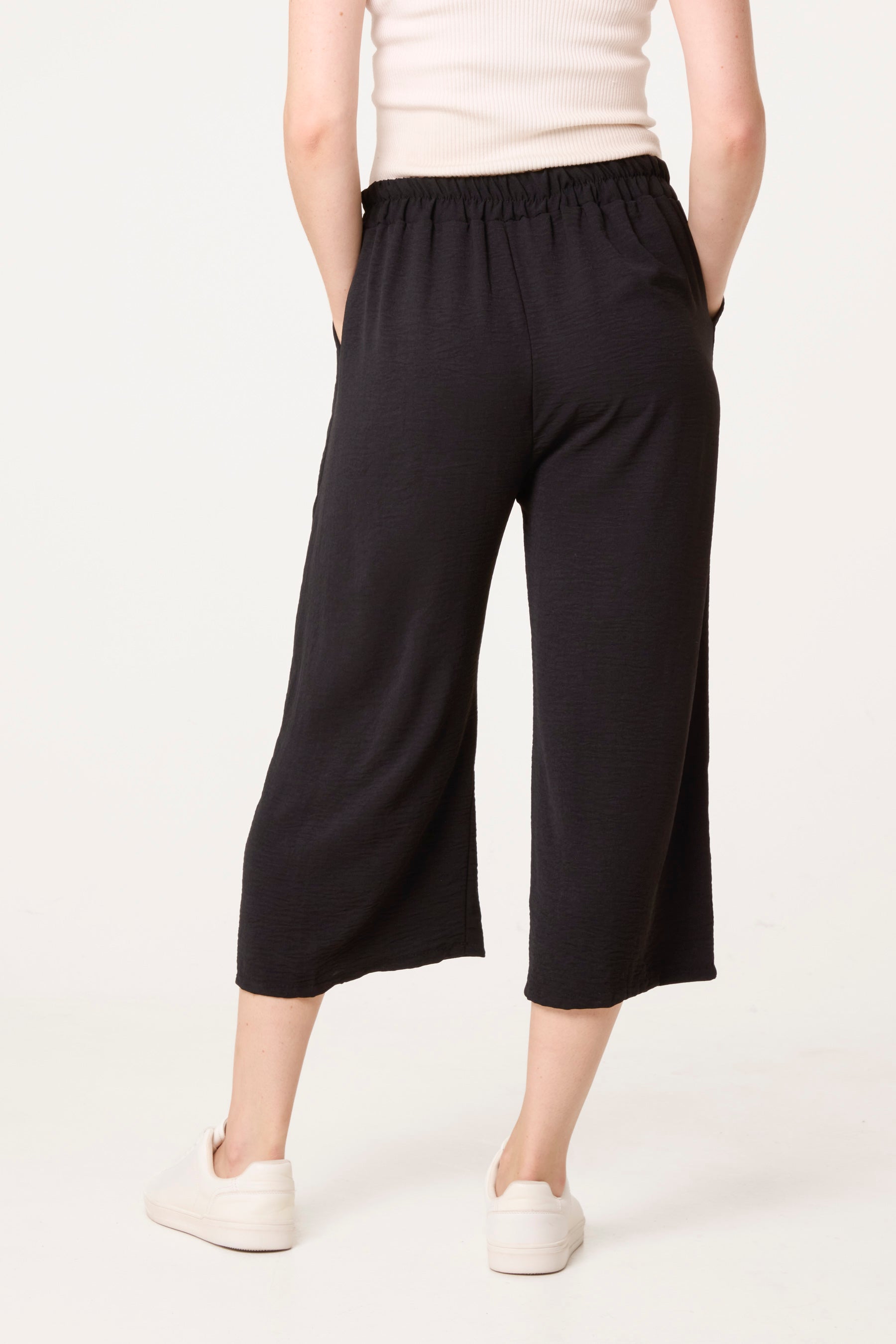 Essential Capri Wide Leg Trousers