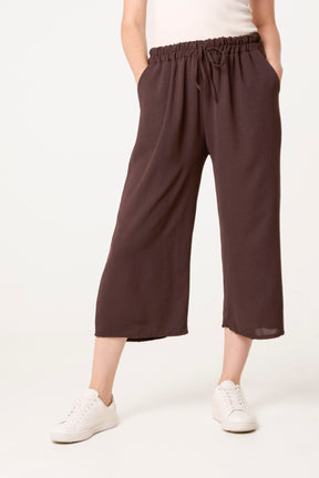 Essential Capri Wide Leg Trousers