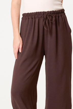 Essential Capri Wide Leg Trousers