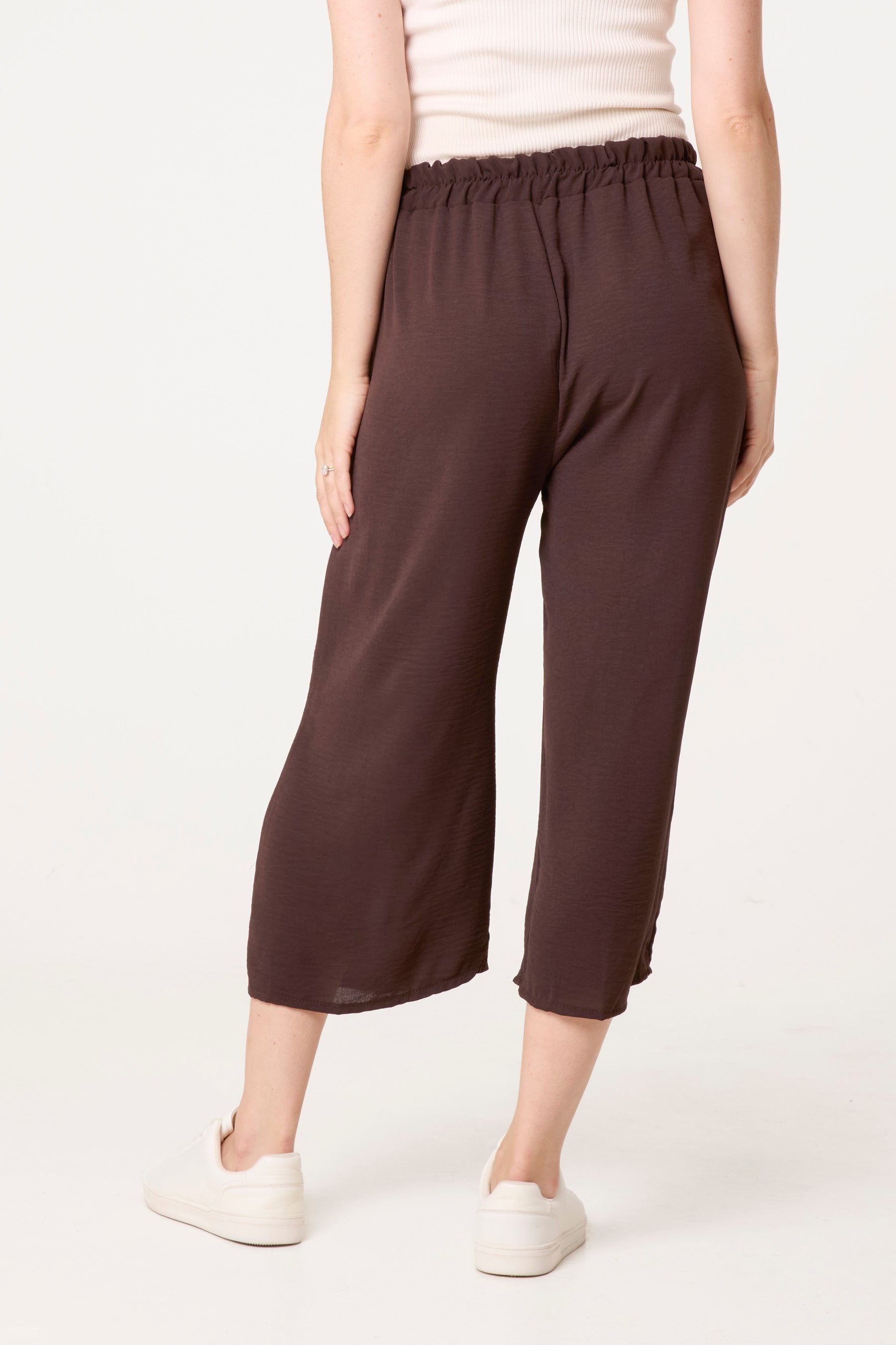 Essential Capri Wide Leg Trousers