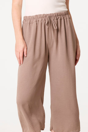 Essential Capri Wide Leg Trousers