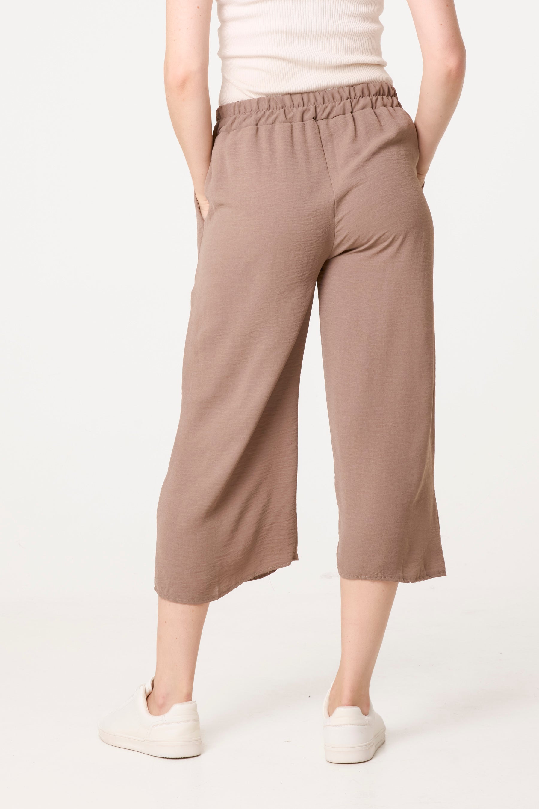 Essential Capri Wide Leg Trousers