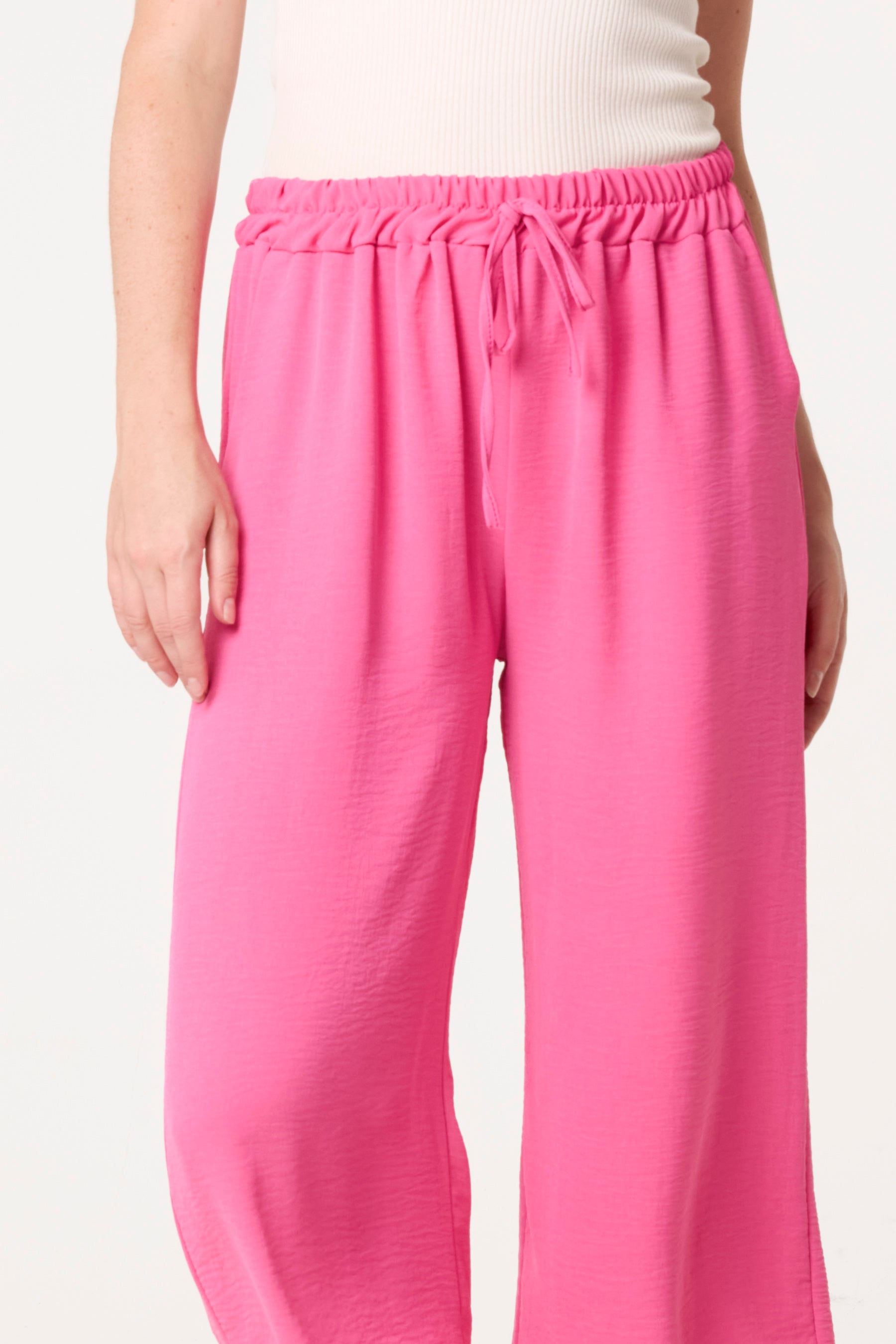 Essential Capri Wide Leg Trousers