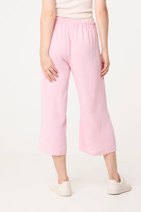 Essential Capri Wide Leg Trousers