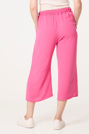 Essential Capri Wide Leg Trousers