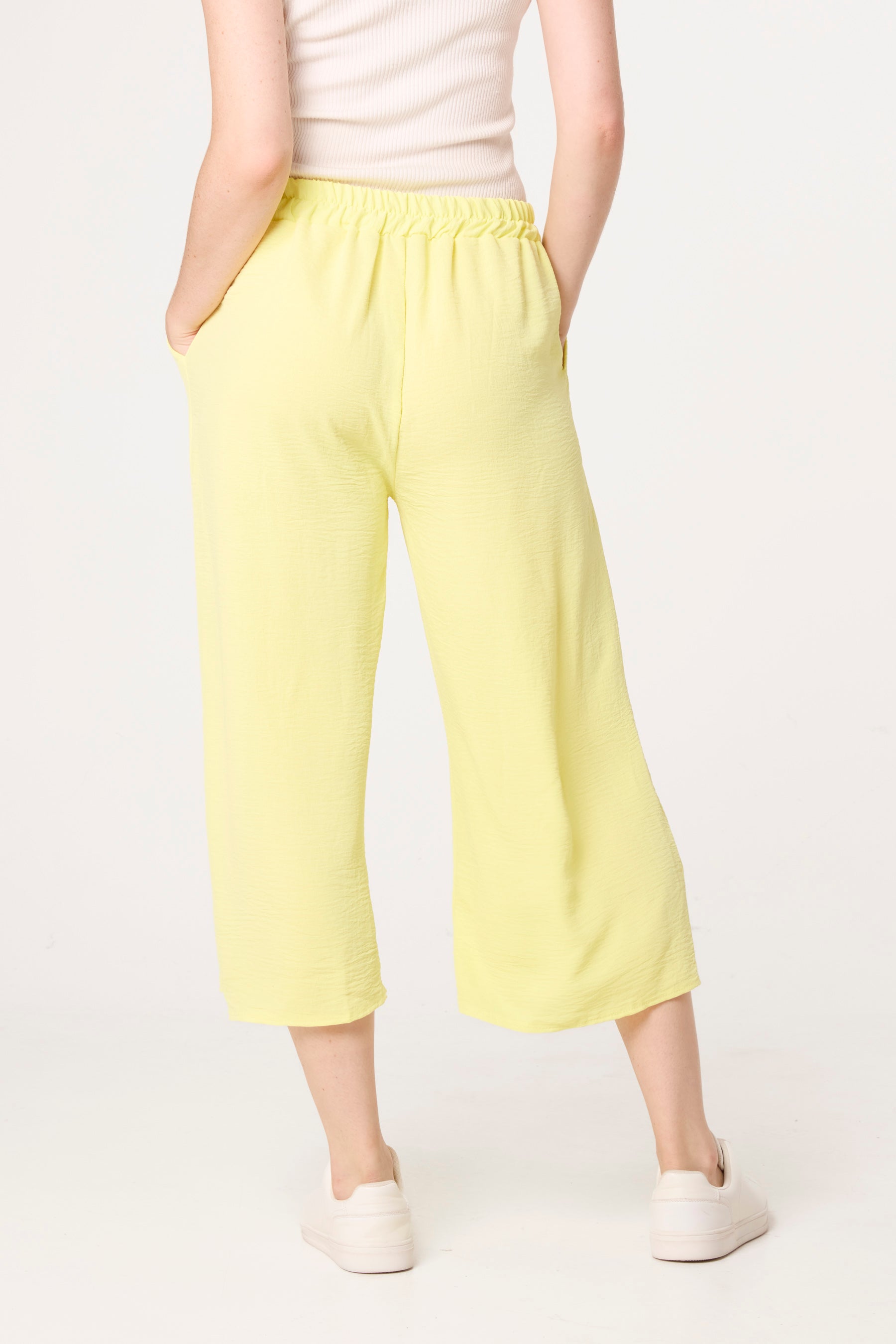 Essential Capri Wide Leg Trousers