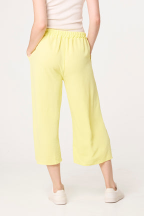 Essential Capri Wide Leg Trousers